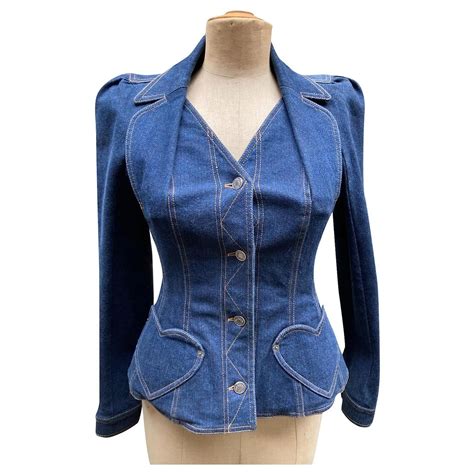 veste en jean christian dior